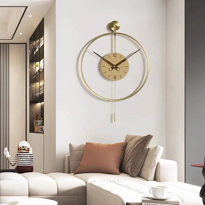 שעון קיר אמנותי Abstract Geometric