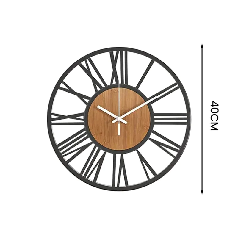 שעון קיר בעיצוב מודרני כפרי
