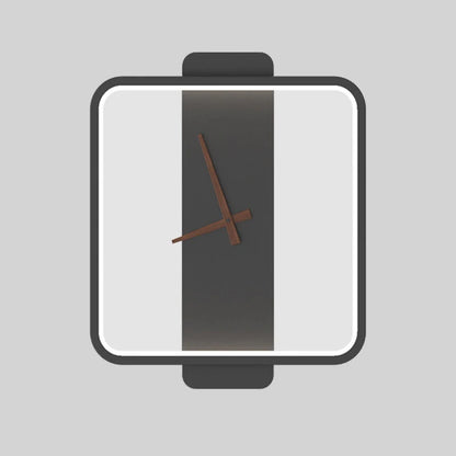 שעון מנורת קיר מודרני