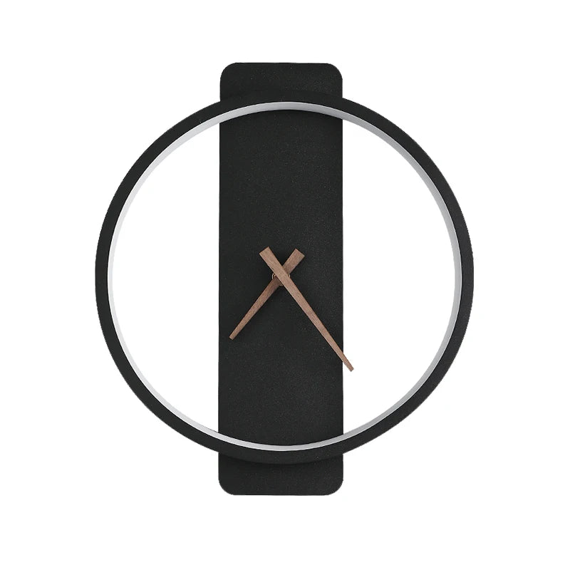 שעון מנורת קיר מודרני