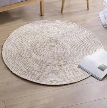 שטיח יוטה וסיזאל עגול