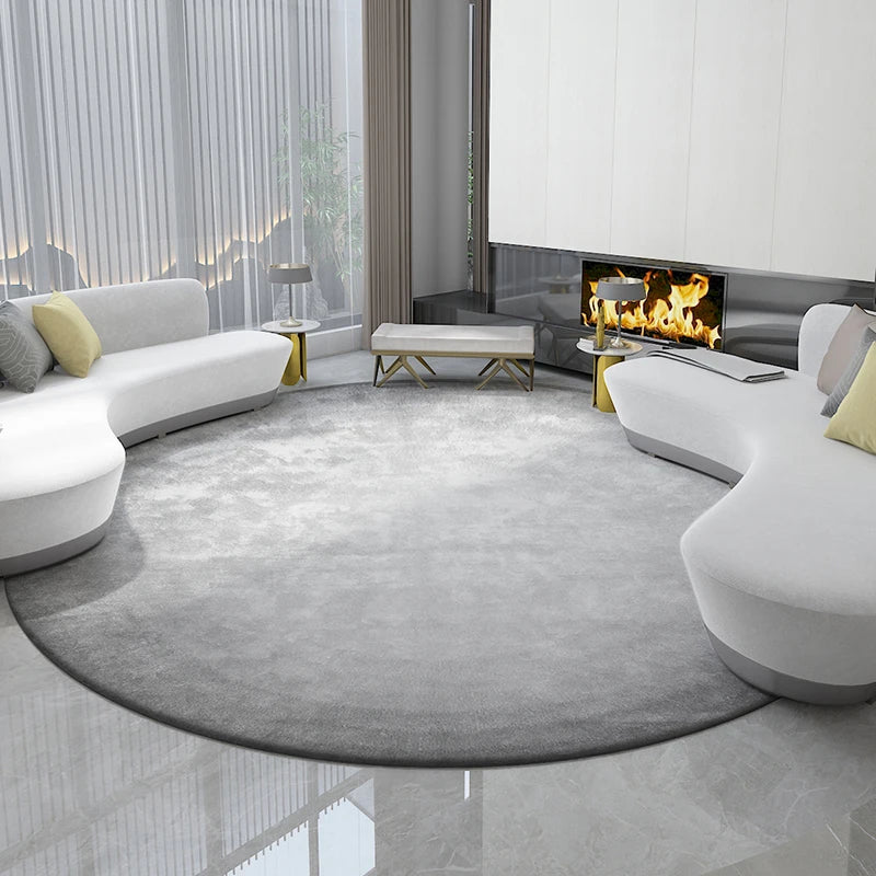 שטיח עגול בסגנון נורדי