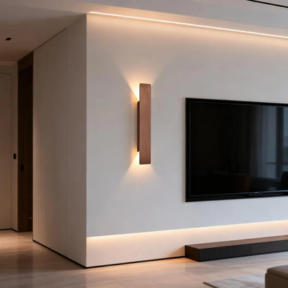 מנורת קיר קריסטל ליניארית