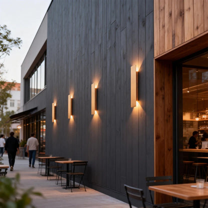 מנורת קיר קריסטל ליניארית