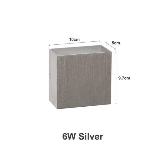 מנורת קיר יוקרתית מאלומיניום מוברש