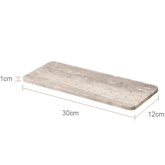 אביזר אמבט מאבן טרוורטין – דגם גרג'יו