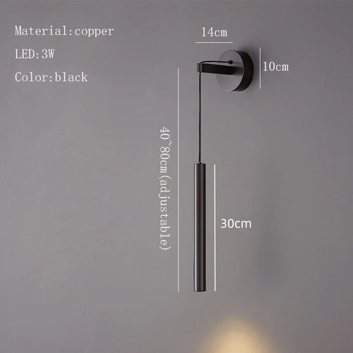 מנורת קיר יוקרתית מנחושת