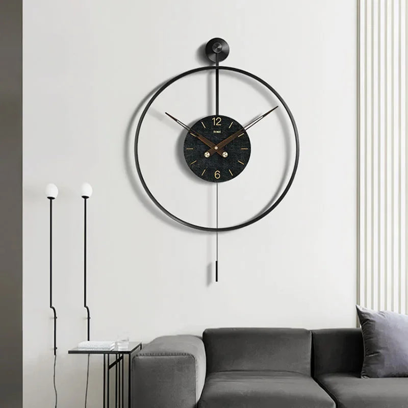 שעון קיר אמנותי Abstract Geometric