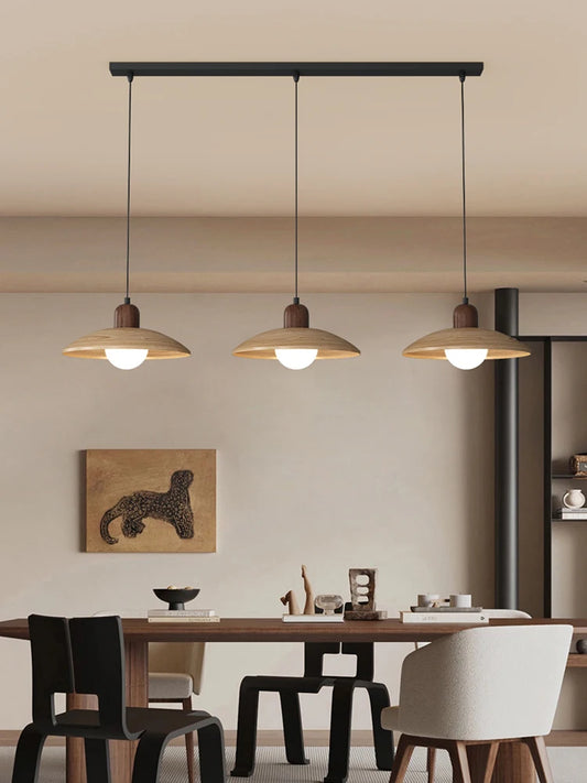 מנורת תלייה מתכת וזכוכית בעיצוב מודרני