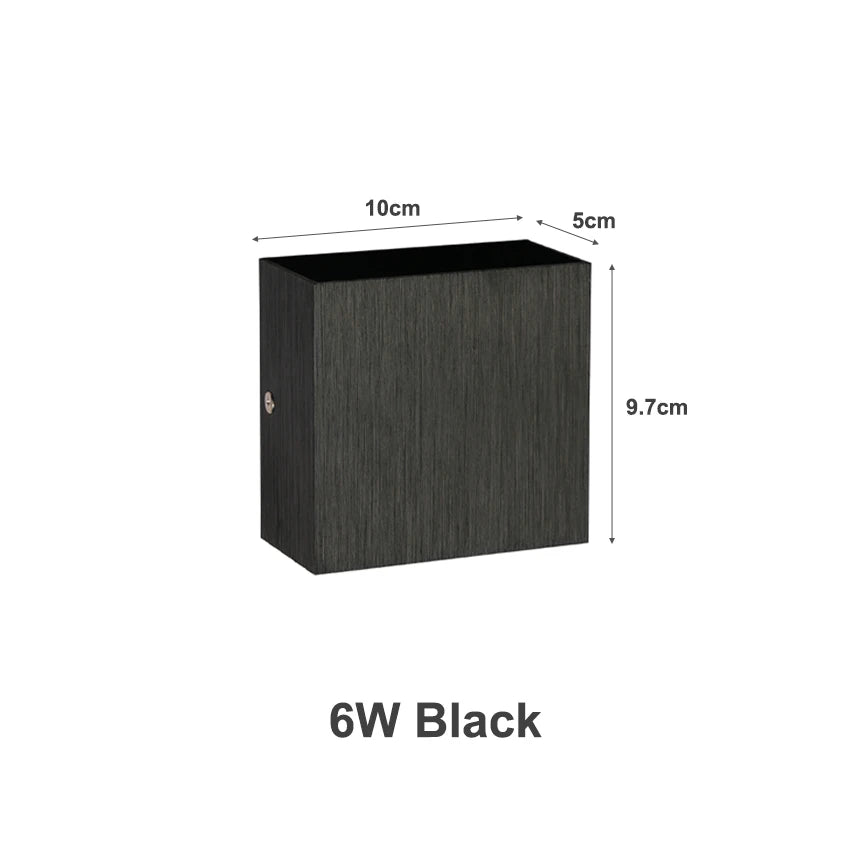 מנורת קיר יוקרתית מאלומיניום מוברש