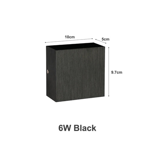 מנורת קיר יוקרתית מאלומיניום מוברש
