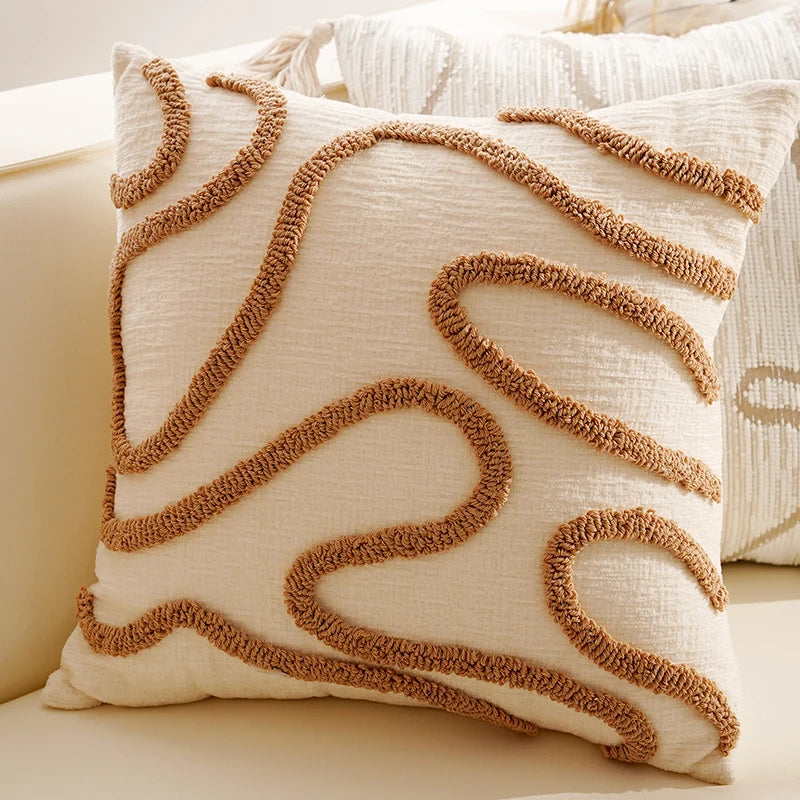 ציפית דקורטיבית באריגה גיאומטרית