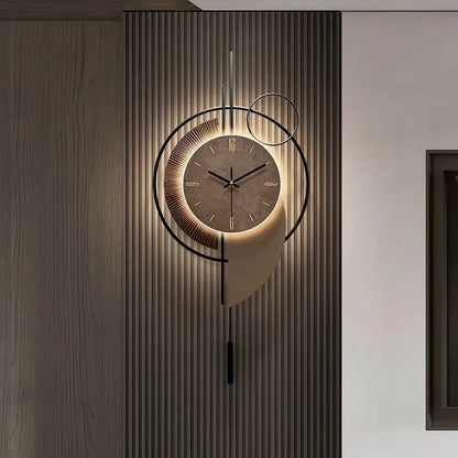 שעון קיר יוקרתי Halo Light