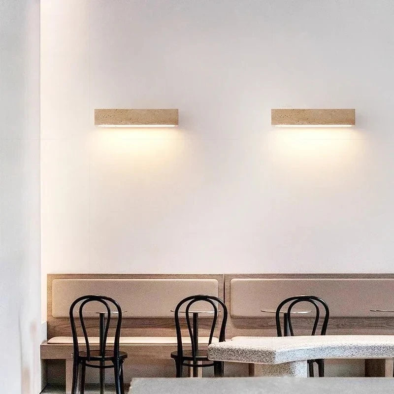 מנורת קיר אבן מודרנית