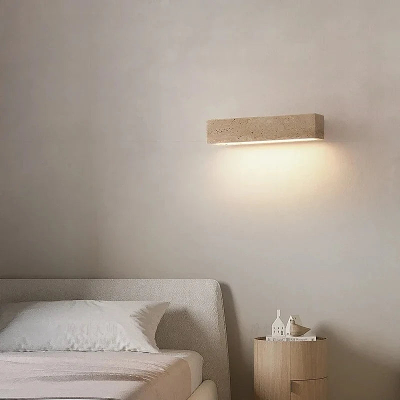 מנורת קיר אבן מודרנית