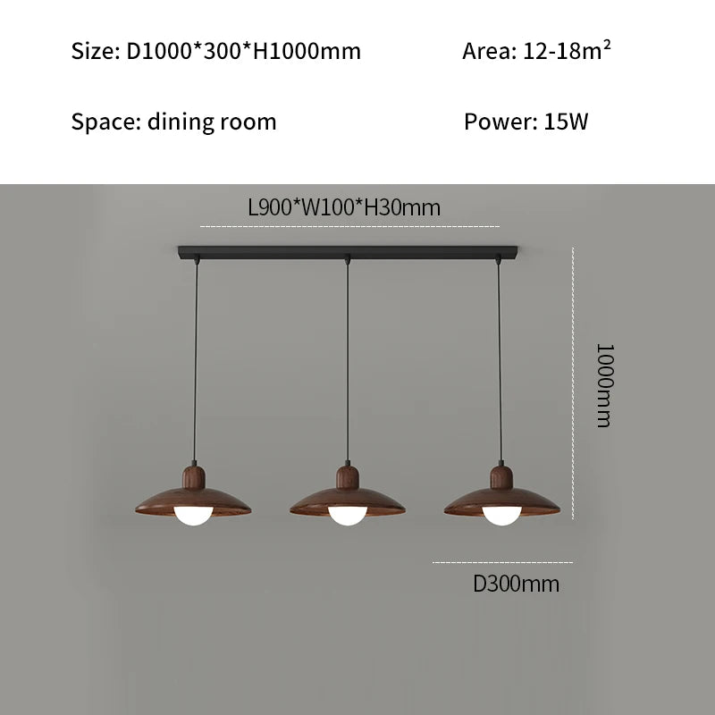 מנורת תלייה מתכת וזכוכית בעיצוב מודרני