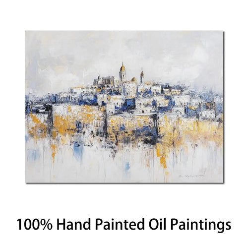 ציור שמן על קנבס – דיוקן רבנים קדושים