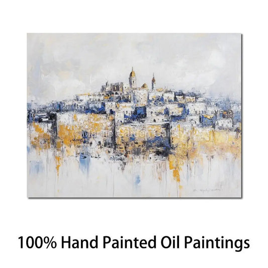 ציור שמן על קנבס – דיוקן רבנים קדושים