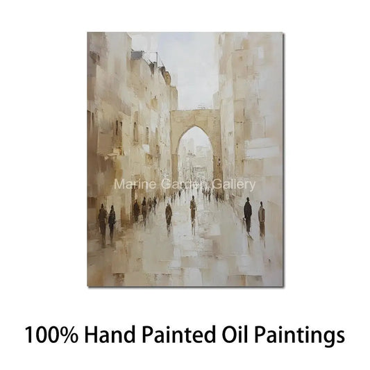 ציור שמן על קנבס – דיוקן רבנים קדושים