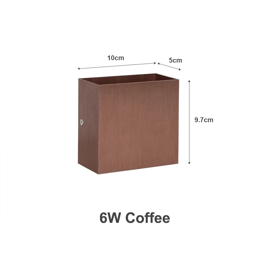 מנורת קיר יוקרתית מאלומיניום מוברש