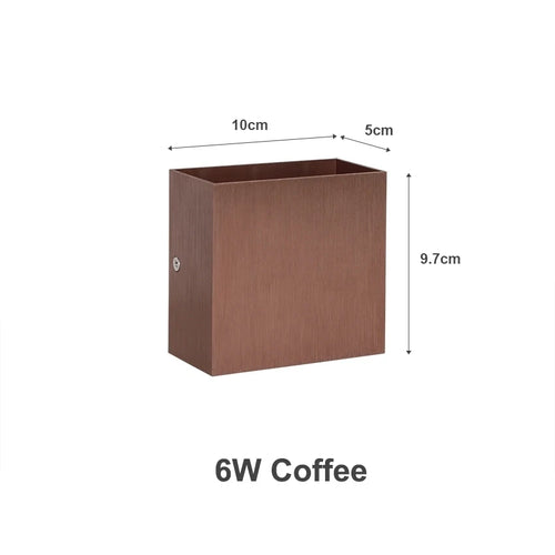 מנורת קיר יוקרתית מאלומיניום מוברש