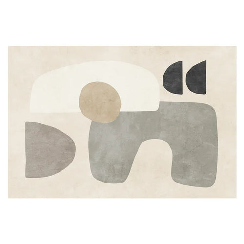 שטיח ארוג בטקסטורה טבעית