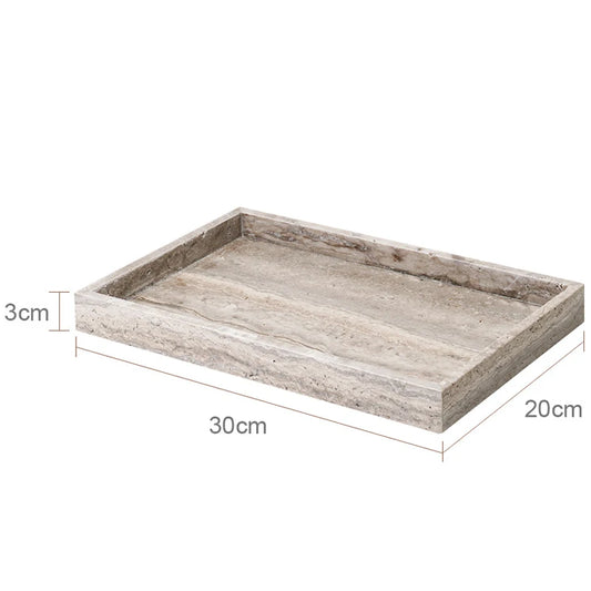 אביזר אמבט מאבן טרוורטין – דגם גרג'יו