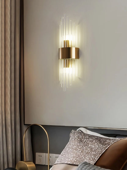 מנורת קיר קריסטל מודרנית