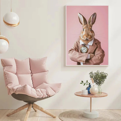 ציור קנבס בעיצוב לאמה