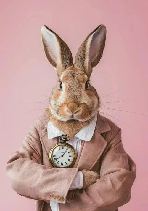 ציור קנבס בעיצוב ארנב