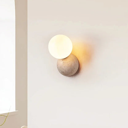 מנורת קיר אבן טבעית