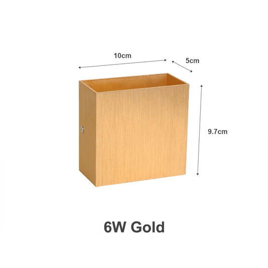 מנורת קיר יוקרתית מאלומיניום מוברש