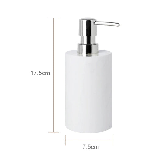 אביזר אמבט משיש טבעי – דגם וולאקאס לבן