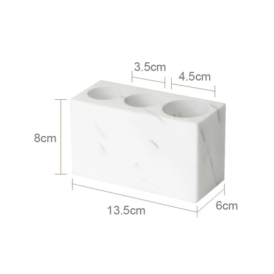 אביזר אמבט משיש טבעי – דגם וולאקאס לבן