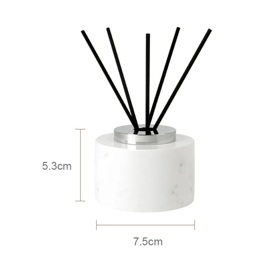 אביזר אמבט משיש טבעי – דגם וולאקאס לבן