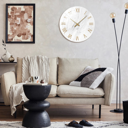 שעון קיר מודרני מזכוכית וקריסטל