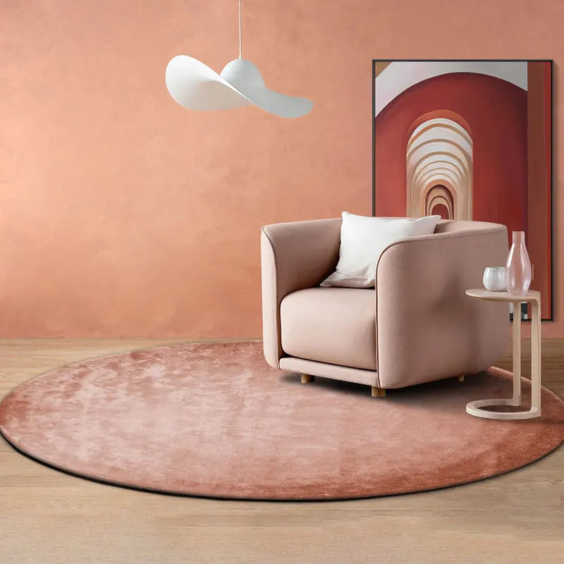 שטיח עגול בסגנון נורדי