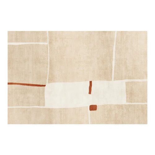 שטיח ארוג בטקסטורה טבעית