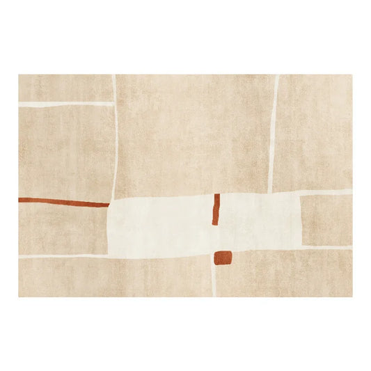 שטיח ארוג בטקסטורה טבעית