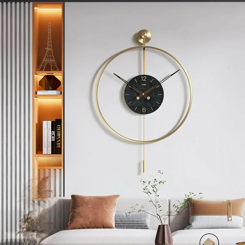 שעון קיר אמנותי Abstract Geometric