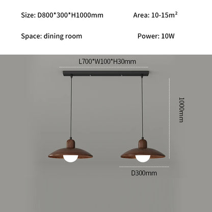 מנורת תלייה מתכת וזכוכית בעיצוב מודרני