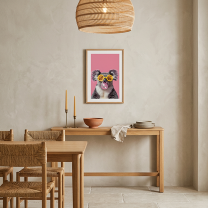 ציור קנבס בעיצוב קואלה - lifestyle