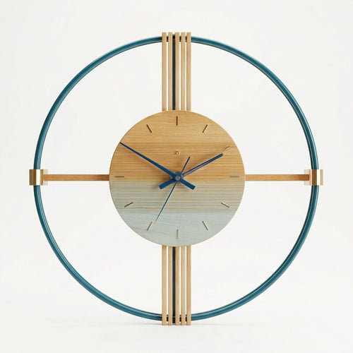 שעון קיר גיאומטרי דגם Linear Design