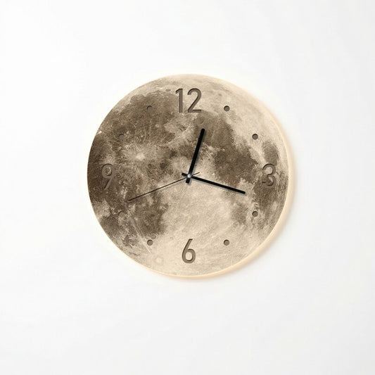 שעון קיר יוקרתי עם תאורת LED