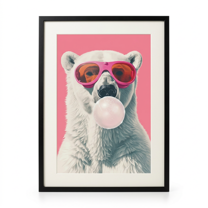 ציור קנבס בעיצוב דב - studio