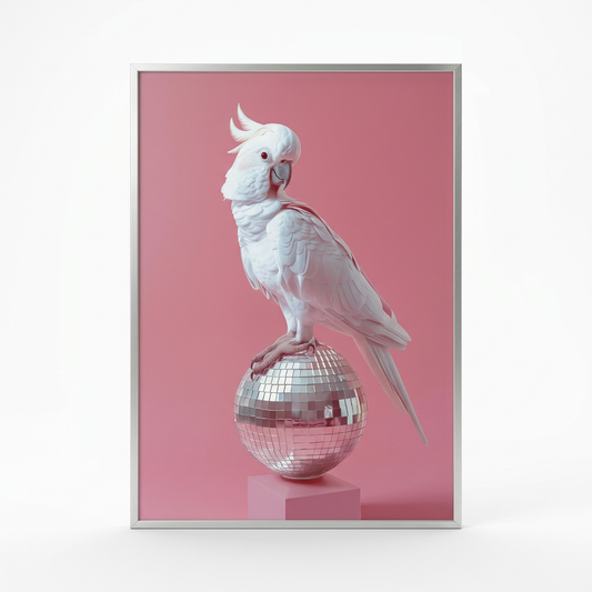 ציור קנבס בעיצוב תוכי - studio