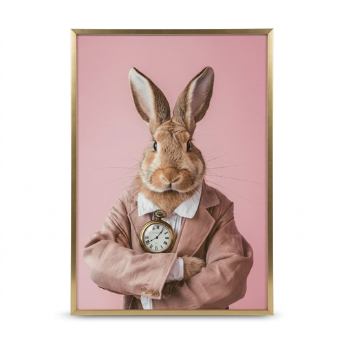 ציור קנבס בעיצוב ארנב - studio