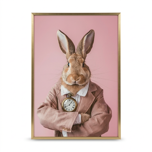 ציור קנבס בעיצוב ארנב - studio